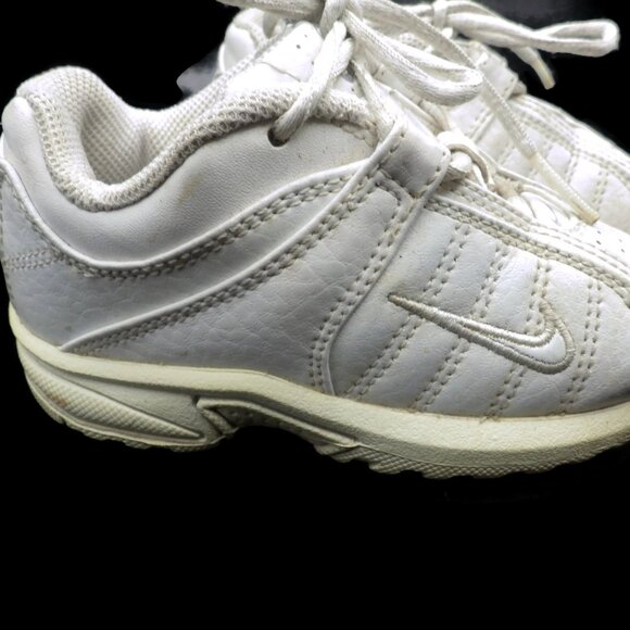2008 Size 7C Toddler NIKE Sneakers/ White Leather - Picture 2 of 4